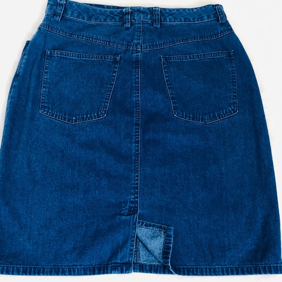 Talbots Petites Jean Skirt - Picture 3 of 7